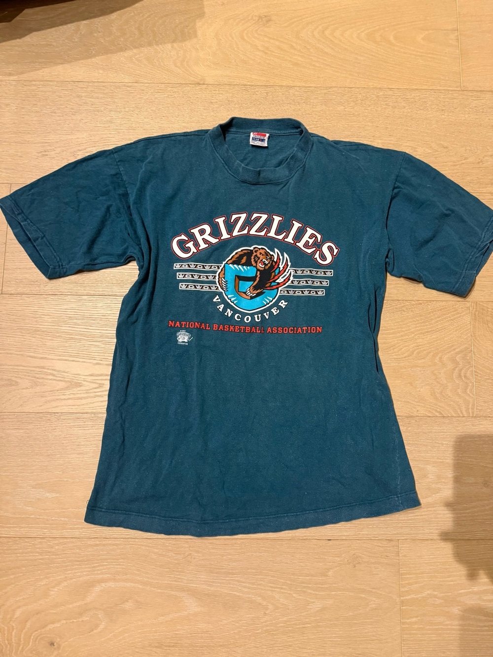 Vintage 1990s Vancouver Grizzlies NBA Basketball With Bear Logo